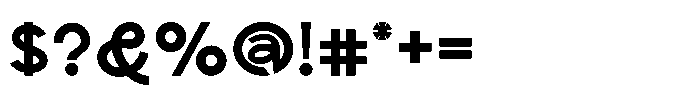 Scramble Semi Bold Font OTHER CHARS