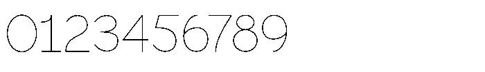 Scramble Thin Font OTHER CHARS