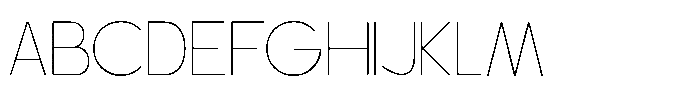 Scramble Thin Font UPPERCASE