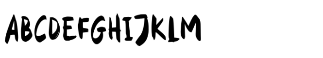 Scrambled Brush Font UPPERCASE