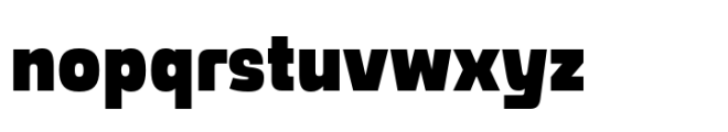 Scrantium Heavy Font LOWERCASE
