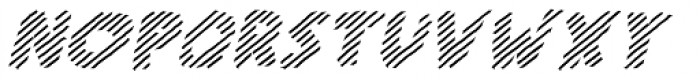 Scratch That (Striped 3) Bold Italic Font UPPERCASE