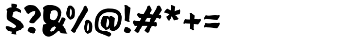 Scratchyo Regular Font OTHER CHARS