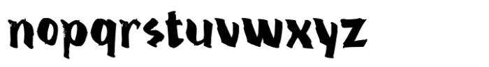 Scratchyo Regular Font LOWERCASE