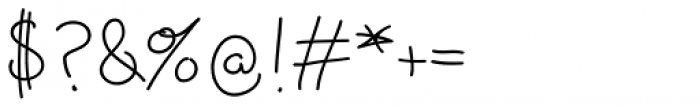 Scrawl Cursive Font OTHER CHARS