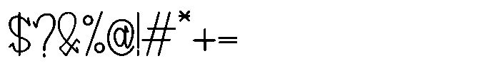 Scrawlcore Font OTHER CHARS