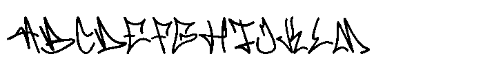 Scrawlcore Font UPPERCASE