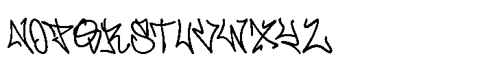 Scrawlcore Font UPPERCASE