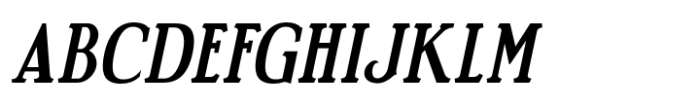 Screen Hero JNL Oblique Font UPPERCASE