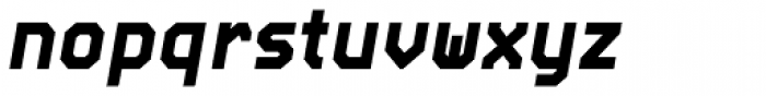Screener Condensed Bold Italic Font LOWERCASE