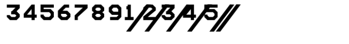 Screener Std Numerals Font UPPERCASE