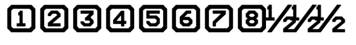 Screener Std Numerals FONT