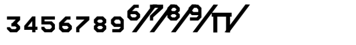 Screener Std Numerals Font LOWERCASE