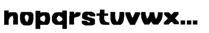 Screo Human Font LOWERCASE