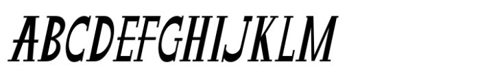 Screwball Comedy JNL Oblique Font LOWERCASE