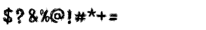 Scribble 2.0 Font OTHER CHARS