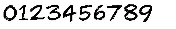 Scribble Chaos Regular Font OTHER CHARS