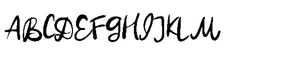 Scribble Mood Thin Font UPPERCASE