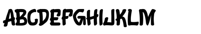 Scribble Pop Regular Font UPPERCASE