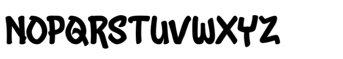 Scribble Pop Regular Font UPPERCASE