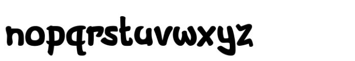 Scribble Pop Regular Font LOWERCASE