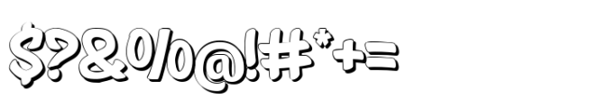 Scribble Pop Shadow Font OTHER CHARS