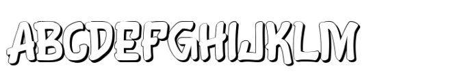 Scribble Pop Shadow Font UPPERCASE