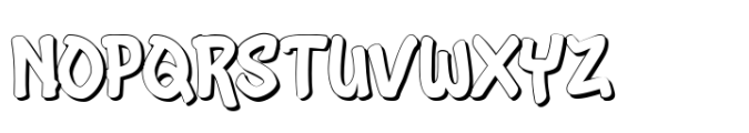 Scribble Pop Shadow Font UPPERCASE