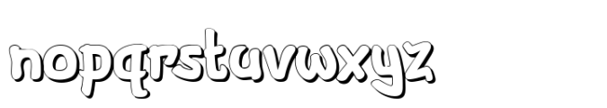 Scribble Pop Shadow Font LOWERCASE