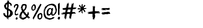 Scribblo Youth Font OTHER CHARS