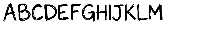 Scribblo Youth Font UPPERCASE