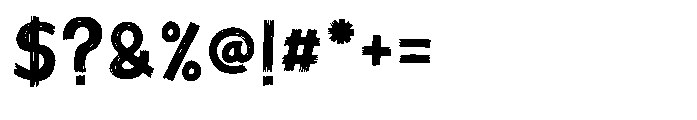 Scribby Words Font OTHER CHARS