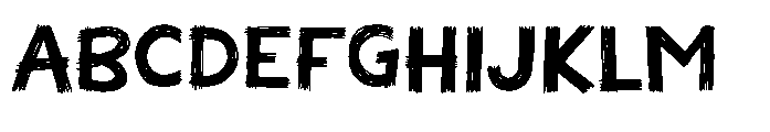 Scribby Words Font UPPERCASE
