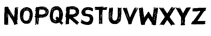 Scribby Words Font UPPERCASE