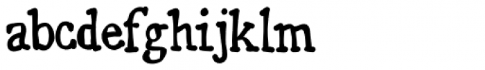Scribel CE Bold Font LOWERCASE
