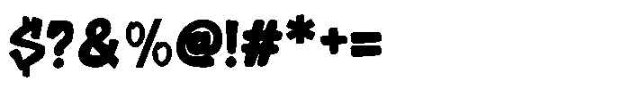 Scriblox Font OTHER CHARS