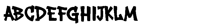 Scriblox Font UPPERCASE