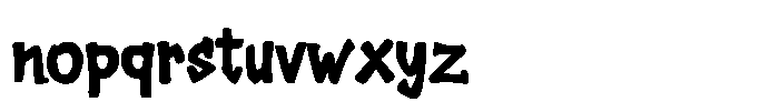 Scriblox Font LOWERCASE