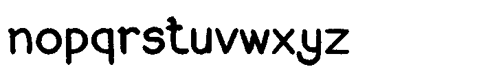 Scribsy Marker Font LOWERCASE