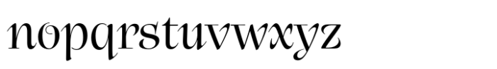 Scrifha Serif Font LOWERCASE