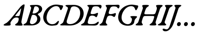 Scrimshaw Italic Font UPPERCASE