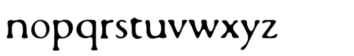 Scrimshaw Regular Font LOWERCASE