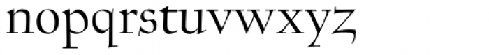 Scripps College Old Style Font LOWERCASE