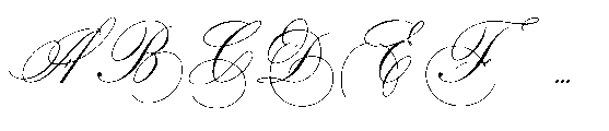 Scriptique Bold Font UPPERCASE