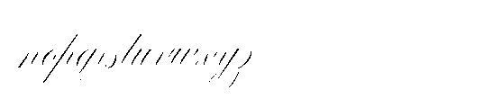 Scriptique Regular Font LOWERCASE