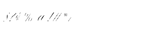 Scriptique Semi Bold Font OTHER CHARS