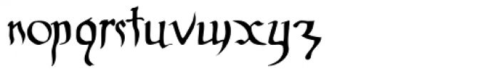 Scriptura Font LOWERCASE