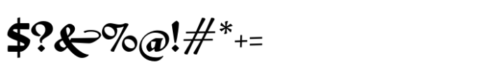 Scrittore Regular Font OTHER CHARS