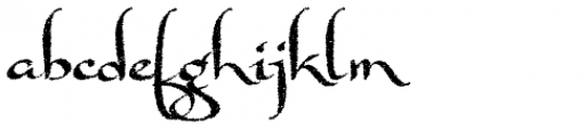 Scrittura Antiqua Font LOWERCASE