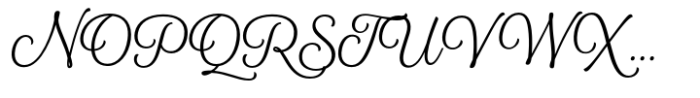 Scritture Grotesk Script Regular Font UPPERCASE